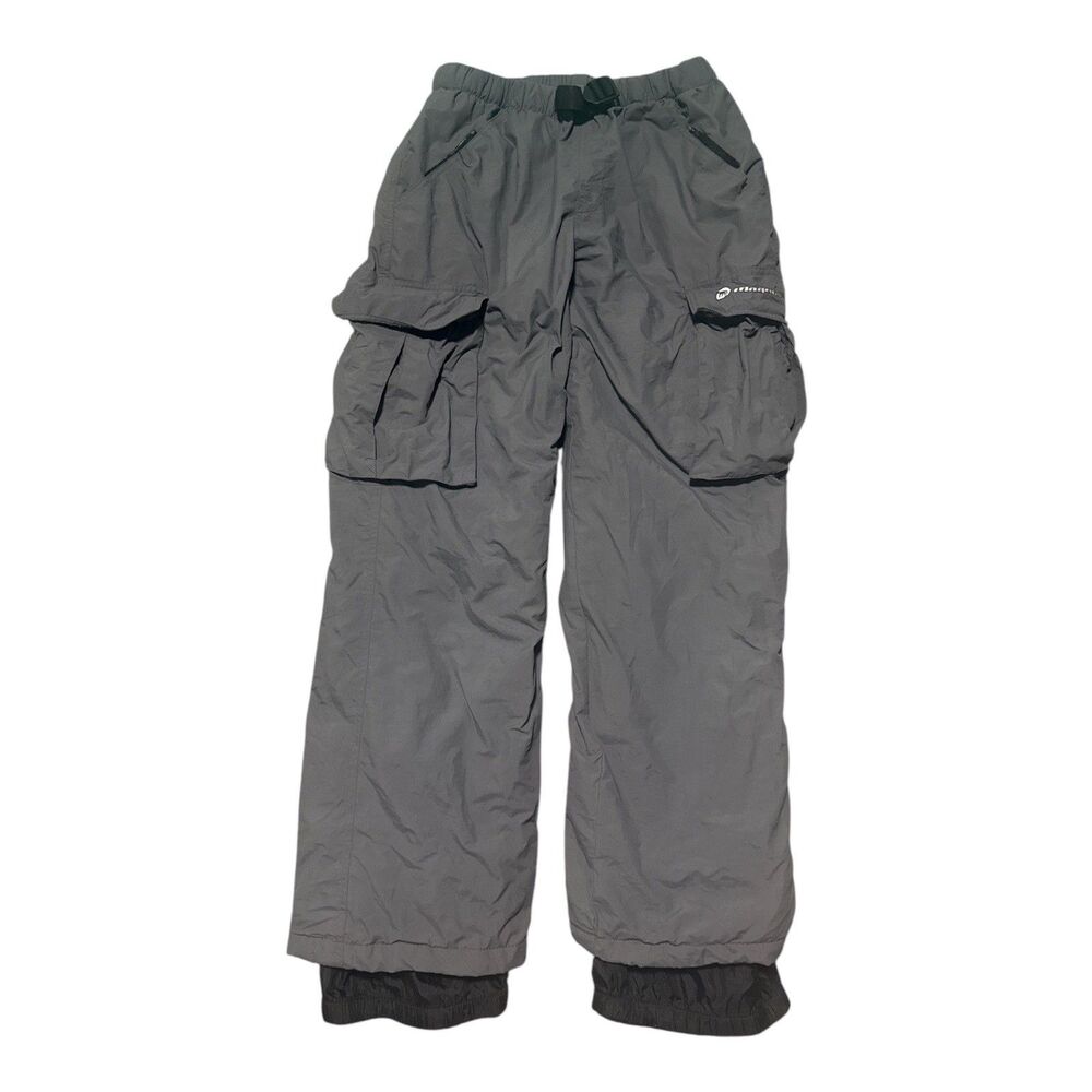 Magnus Sportswear Snowboard Snow Pants Small Gray Cargo Ski 29” Inseam